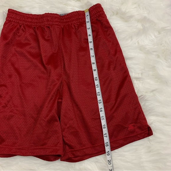 Starter Red Athletic Basketball Shorts - Picture 4 of 9